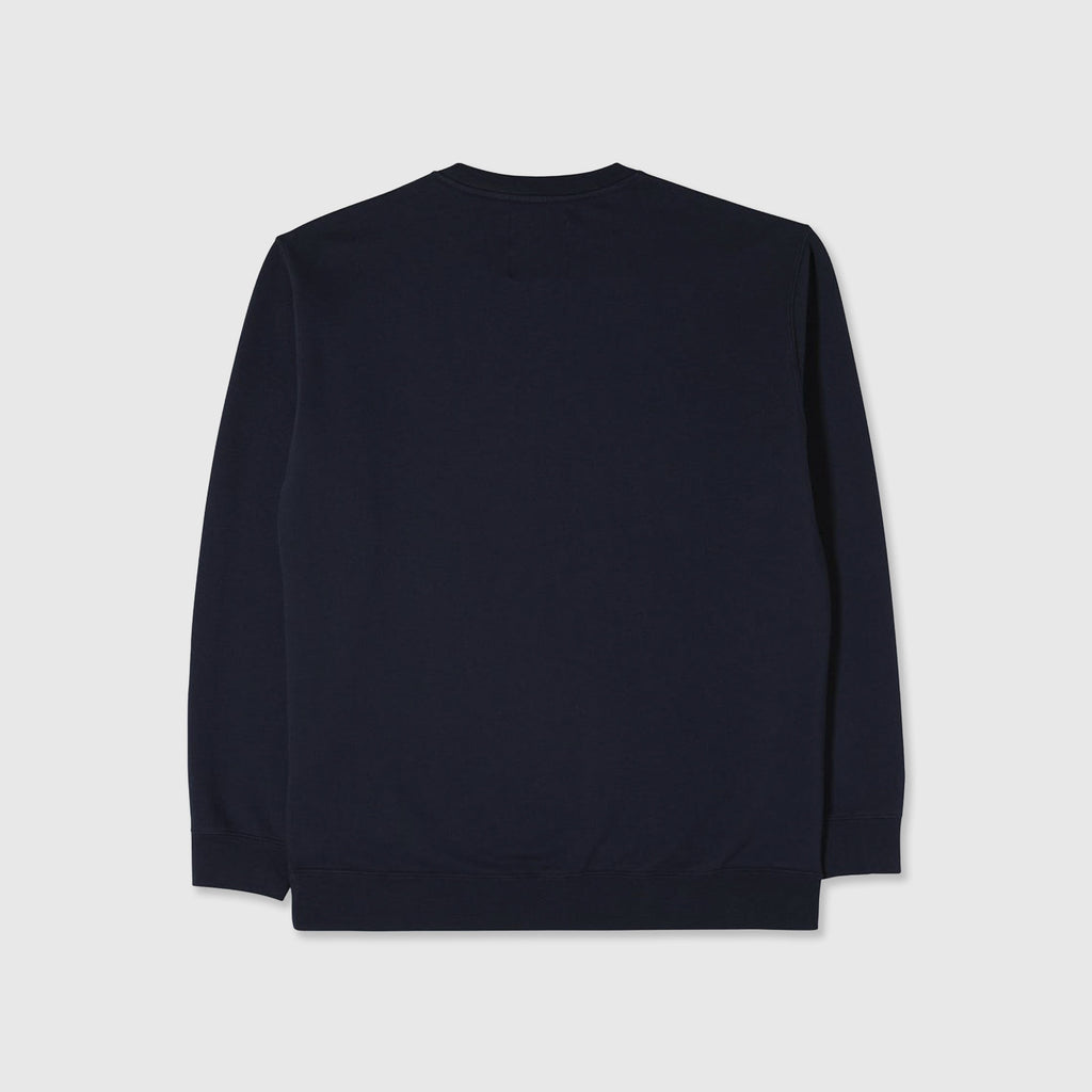 Edwin Base Crew Sweat - Navy Blazer Back