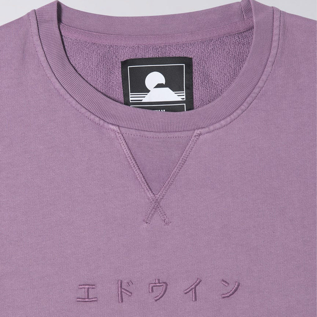 Edwin Katakana Sweat - Chinese Violet Logo