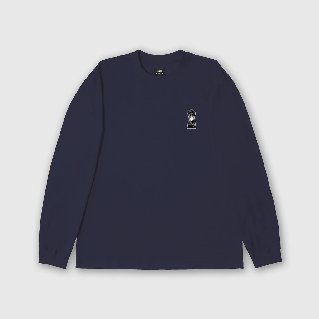 Edwin LS Doors Of Perception Tee - Maritime Blue Front