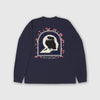 Edwin LS Doors Of Perception Tee - Maritime Blue Back