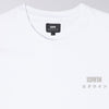Edwin SS Logo Chest Tee - White Garment Washed Logo