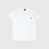 Edwin SS Pocket Tee - White Garment Washed Front