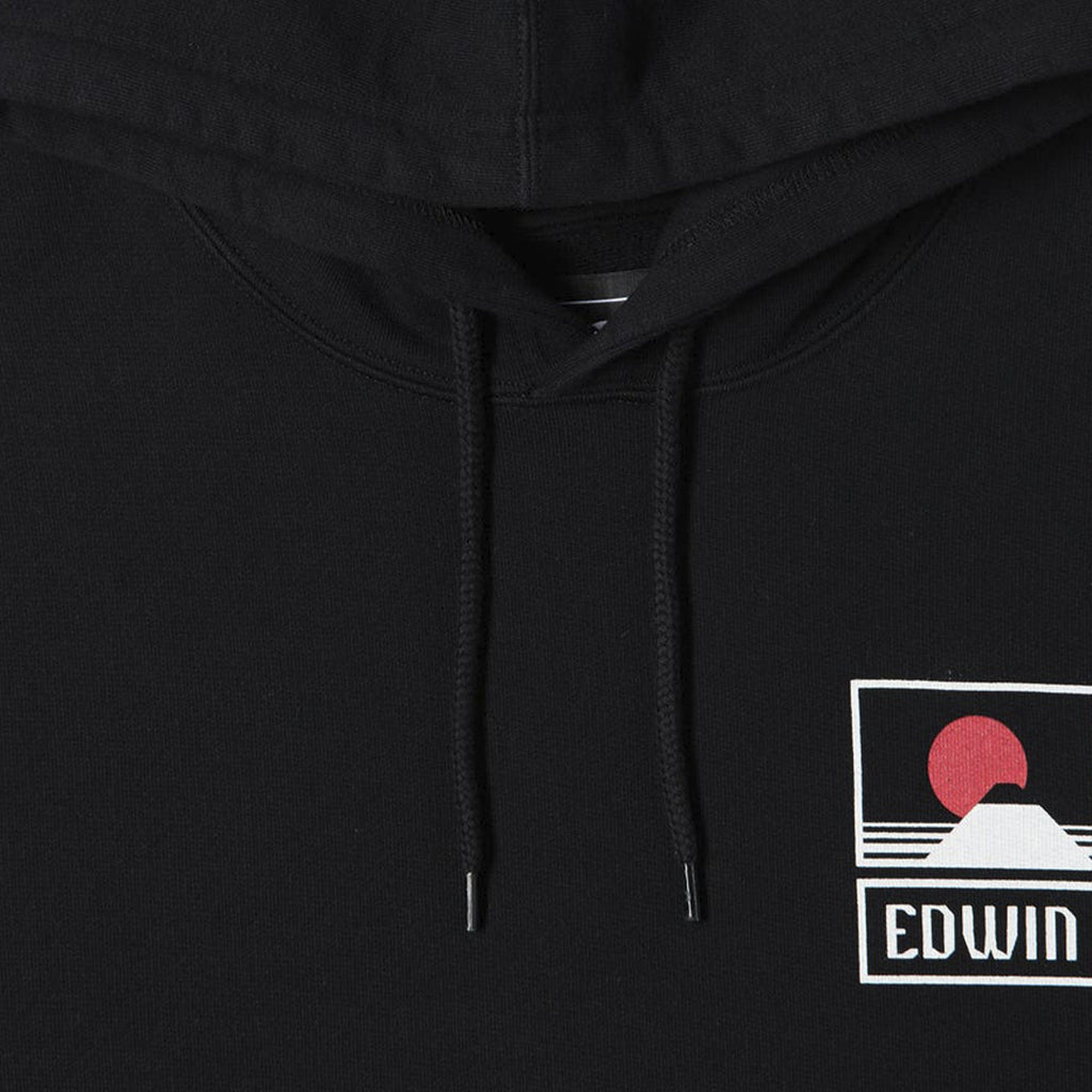 Edwin Sunset on MT Fuji Hood - Black Logo