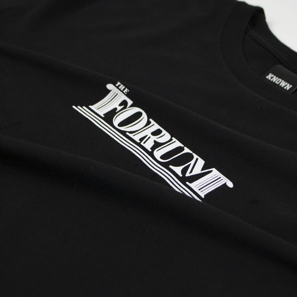 The Forum SS Columns Tee - Black Graphic