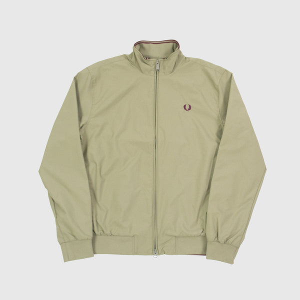Fred Perry Brentham Jacket - Sage Front