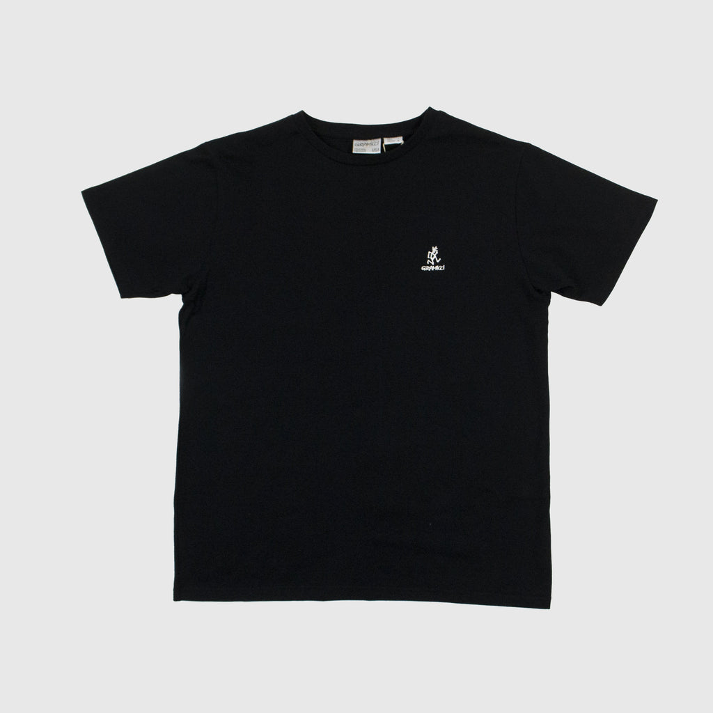 Gramicci SS Big Runningman Tee - Black FRont