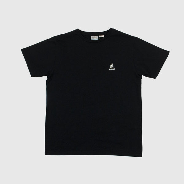Gramicci SS Big Runningman Tee - Black FRont
