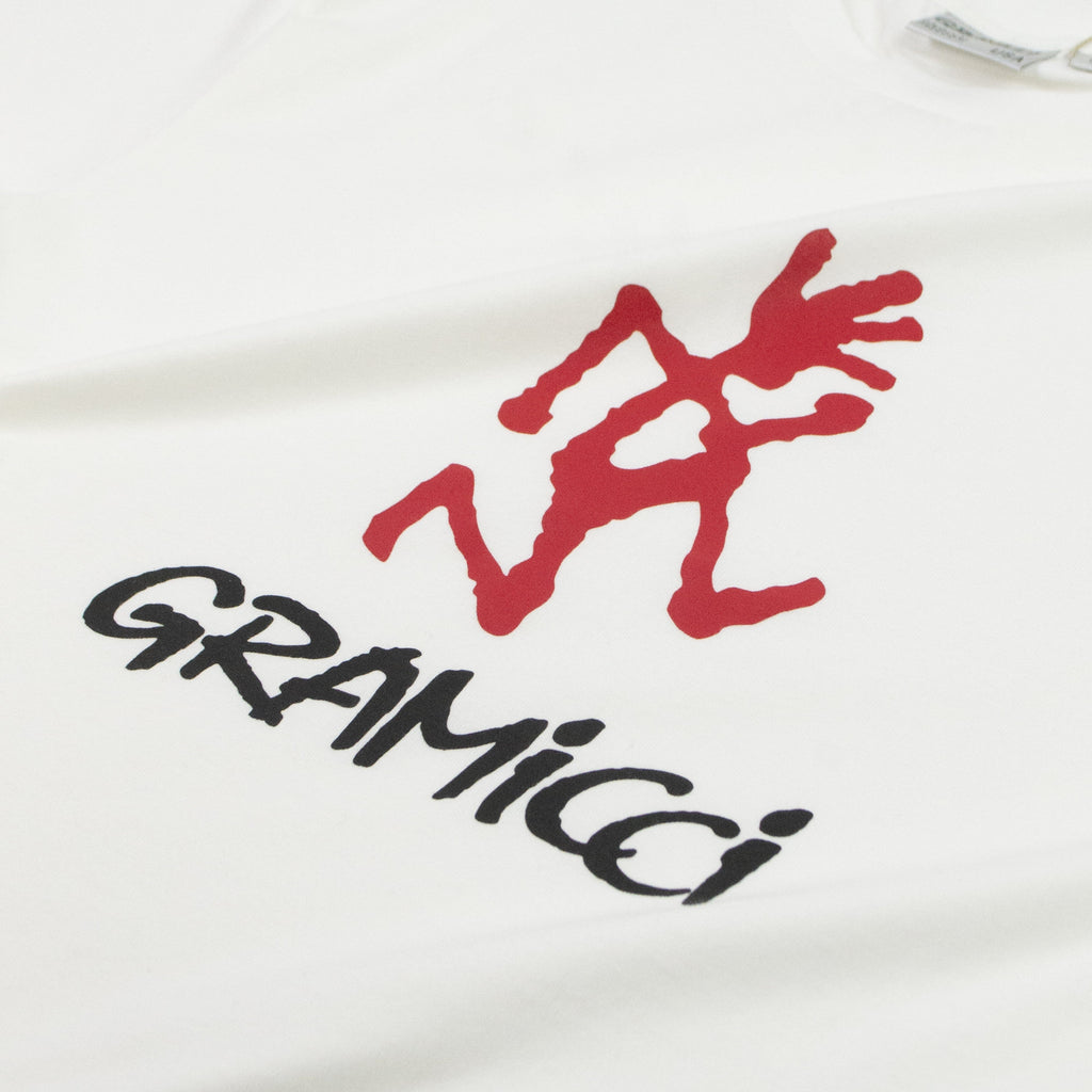 Gramicci SS Logo Tee - White Graphic