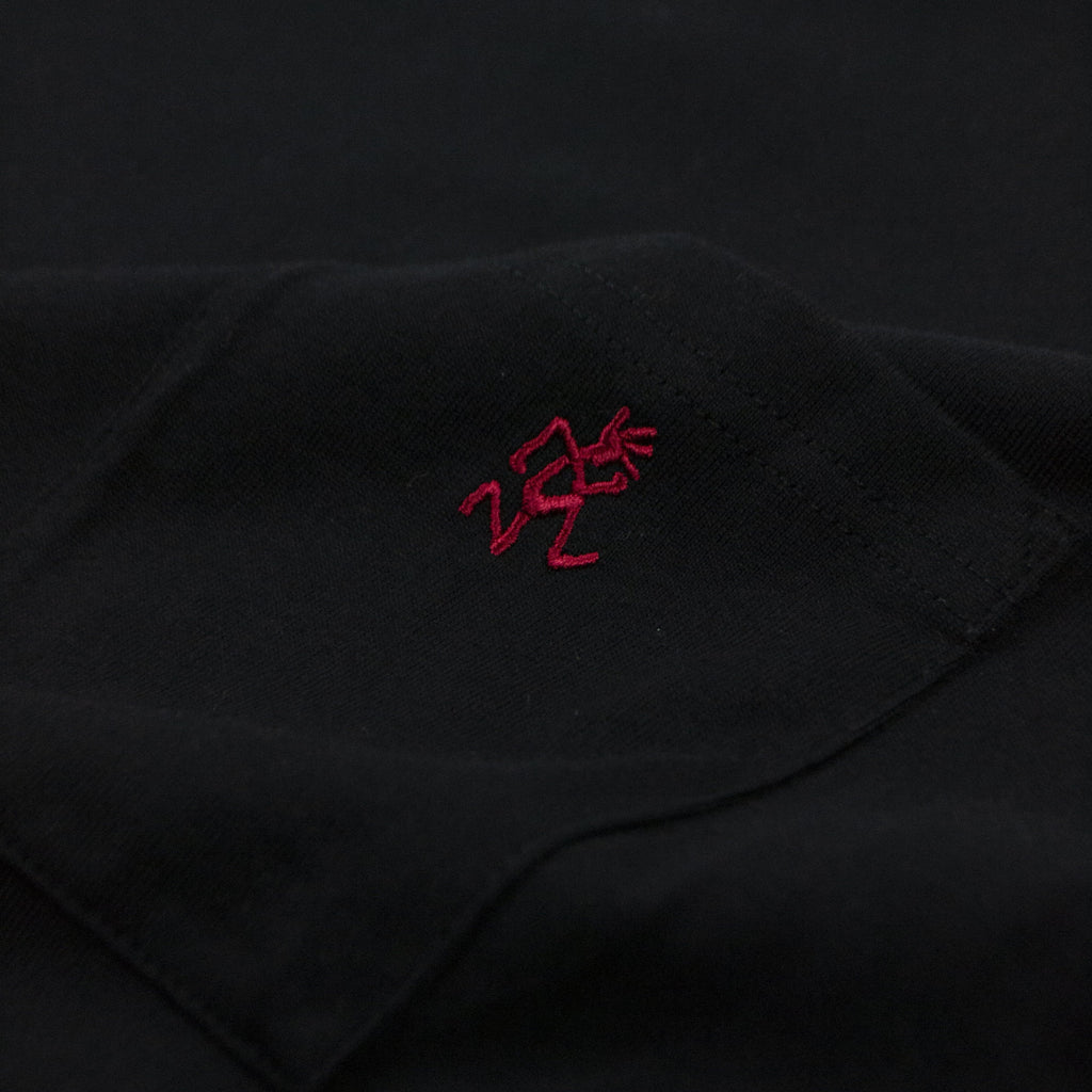 Gramicci SS One Point Tee - Black Pocket 