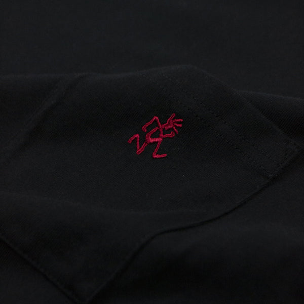 Gramicci SS One Point Tee - Black Pocket 