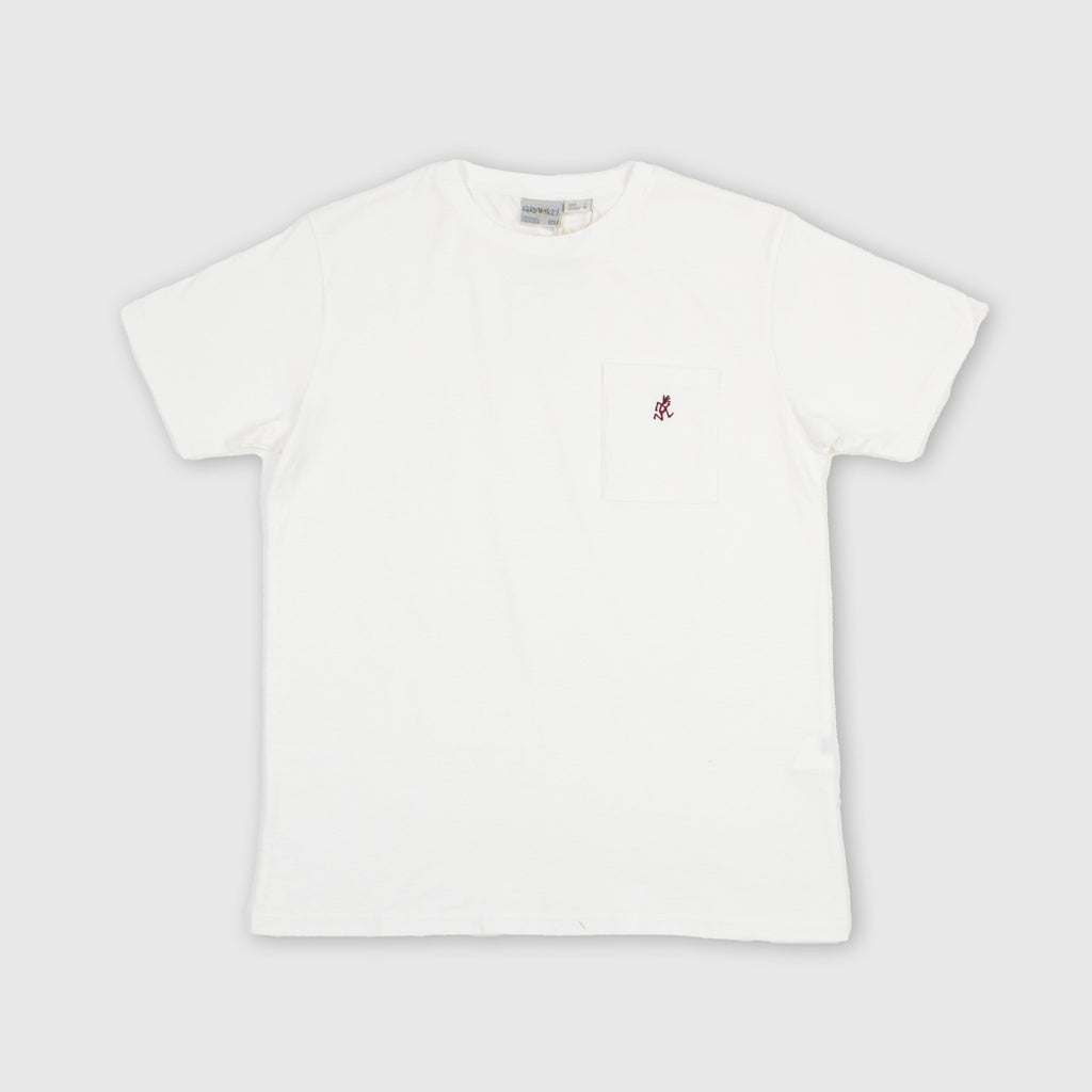 Gramicci SS One Point Tee - White Front