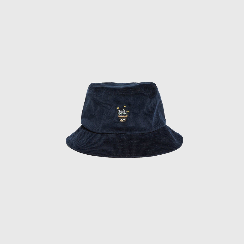 HUF Pot Head Bucket Hat - Navy - Front