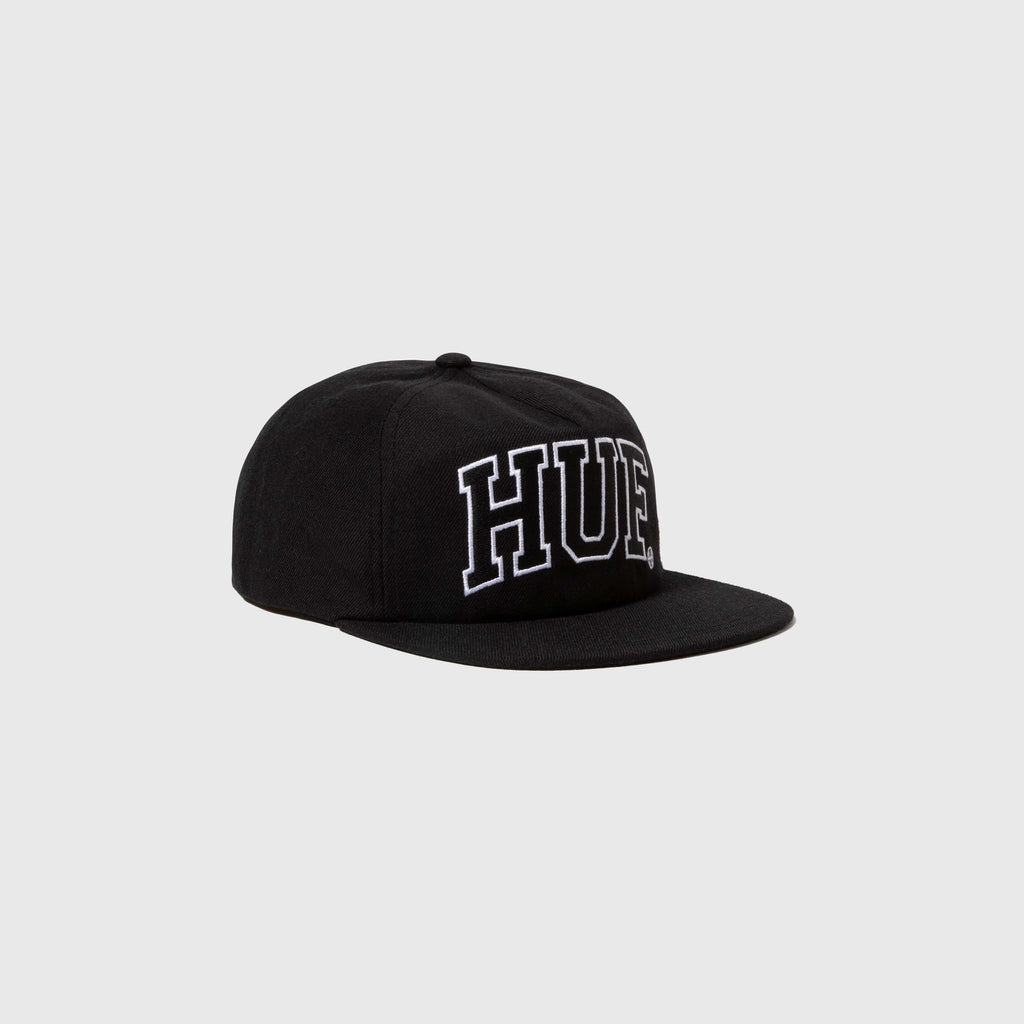 HUF Arch Logo Snapback - Black - Front