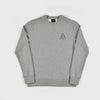  HUF Essentials TT Crew - Grey Heather Front View