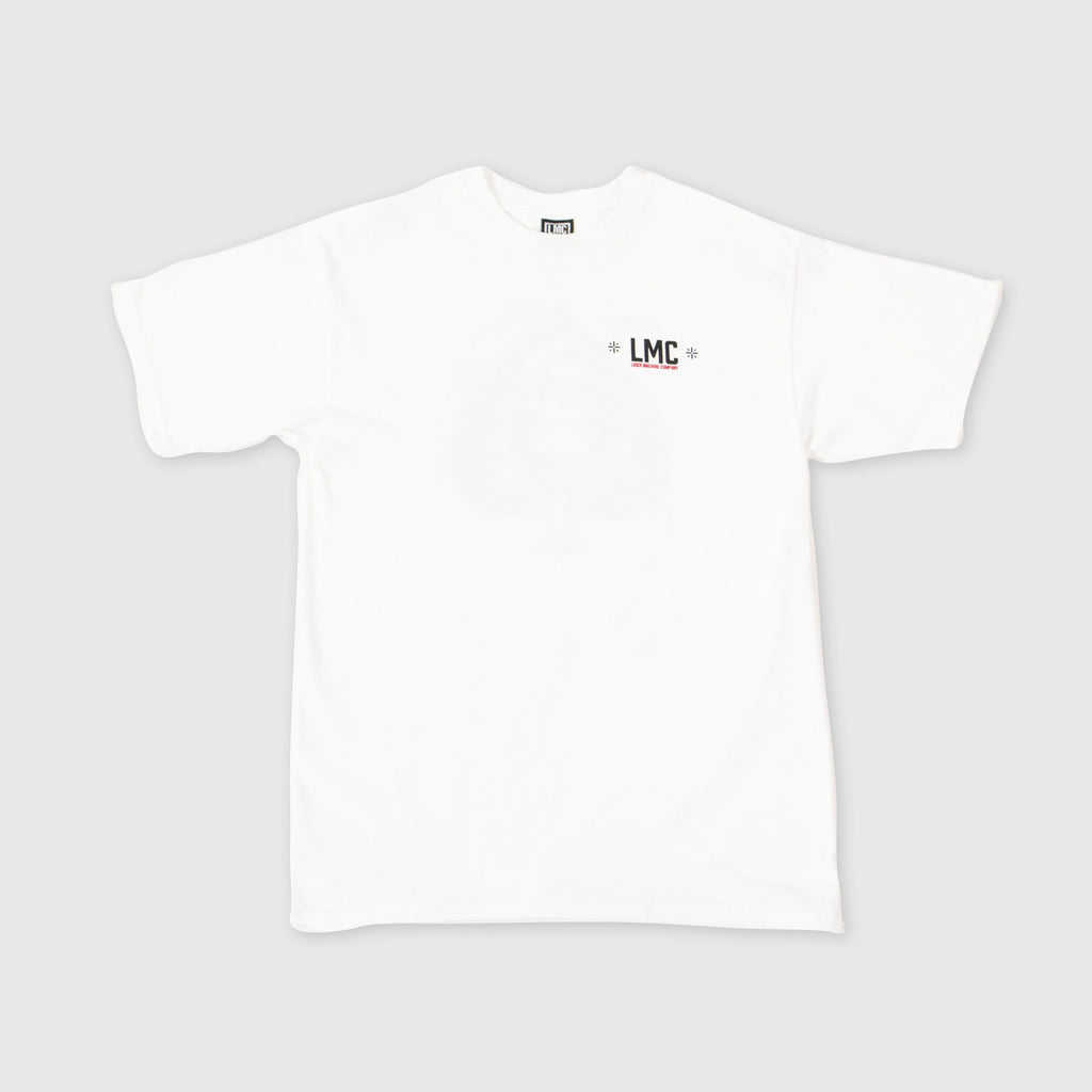 Loser Machine SS Ace Tee - White Front With Chest Logo 