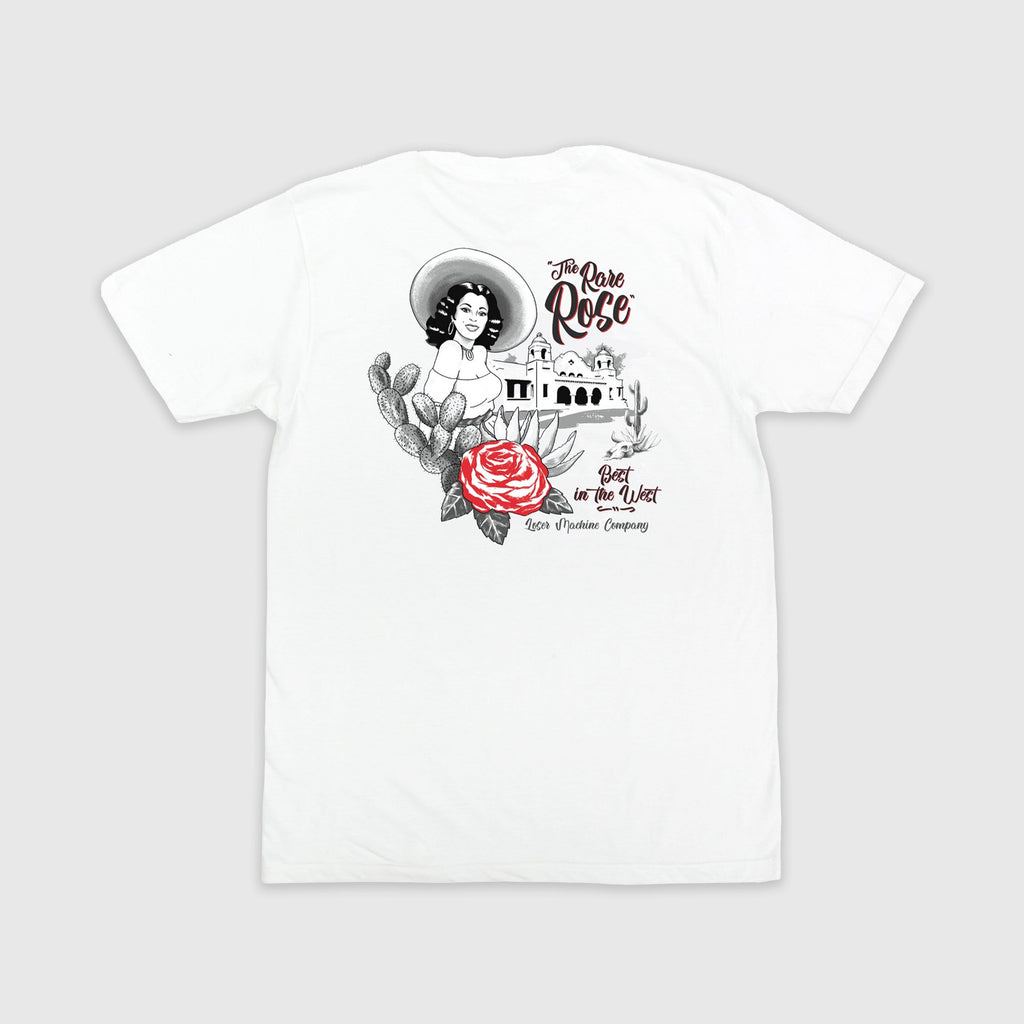 Loser Machine SS The Rare Rose Tee - White Back