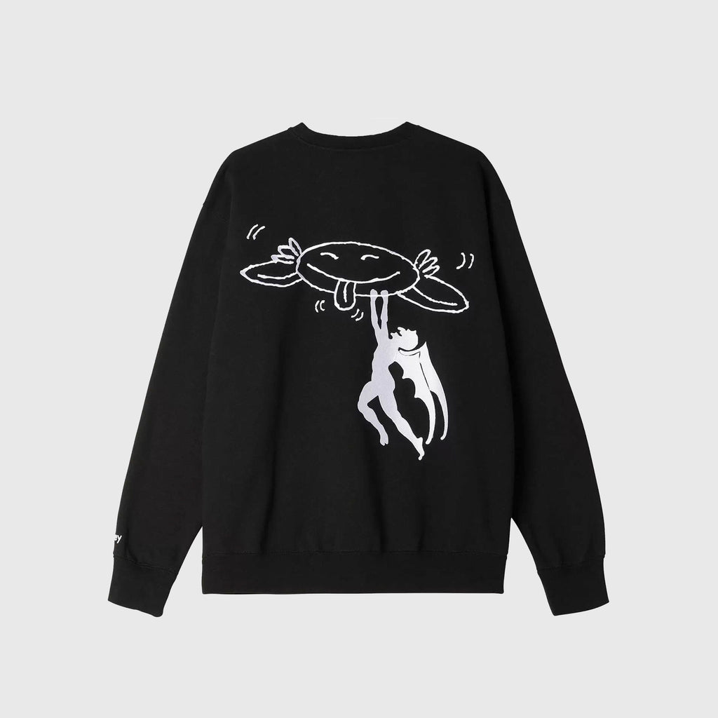 Obey Power Balance Crew - Black - Back