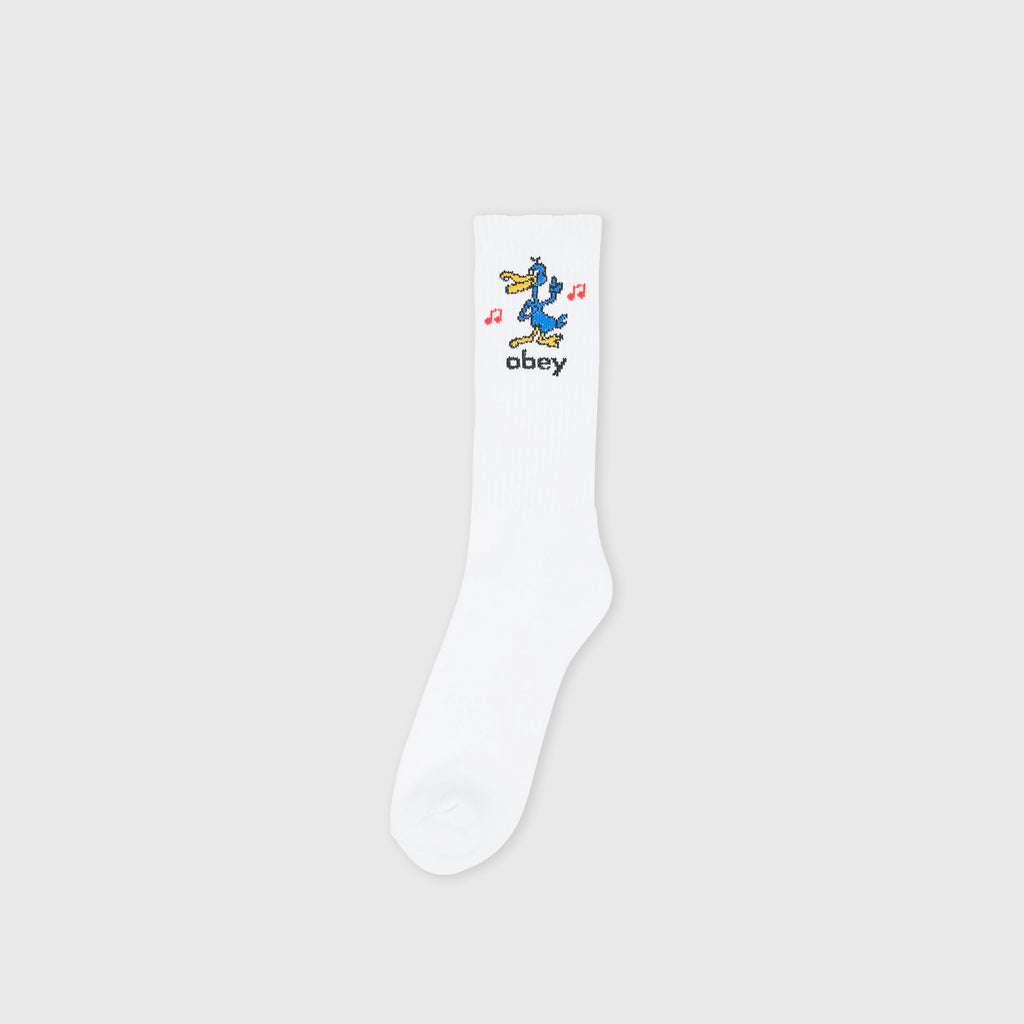 Obey Nomad Socks - White