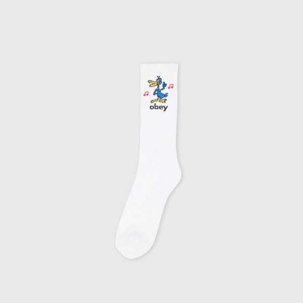 Obey Nomad Socks - White