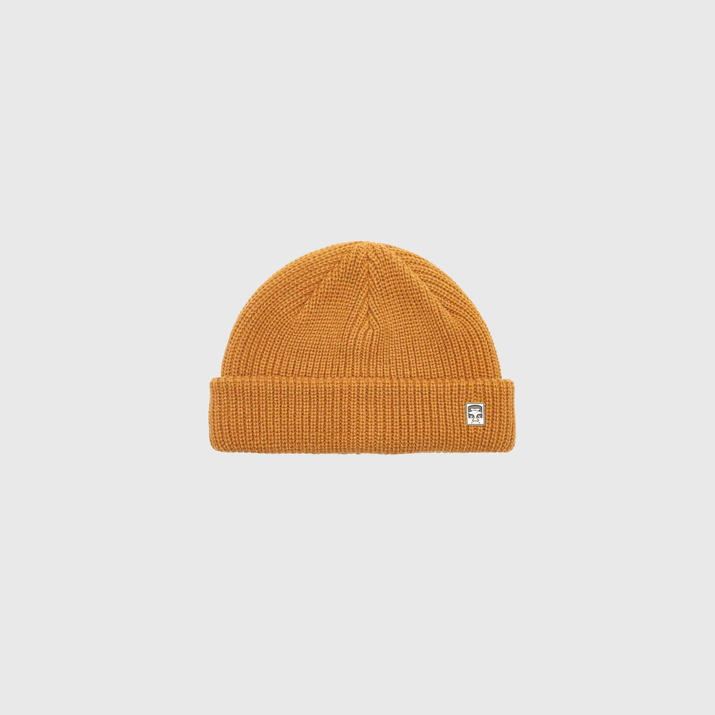 Obey Micro Beanie - Brown Sugar - Front