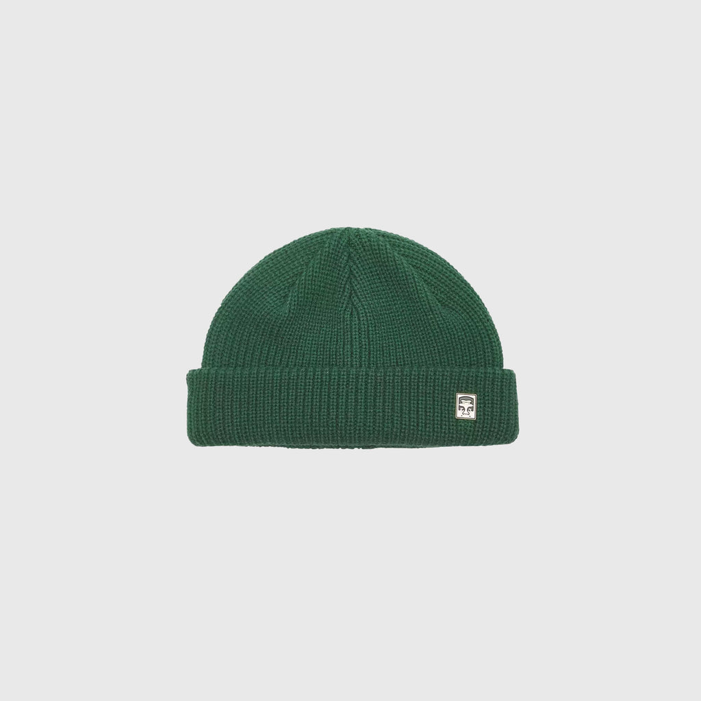 Obey Micro Beanie - Dark Cedar - Front