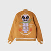 Obey Time Varsity Jacket - Brown Sugar - Back
