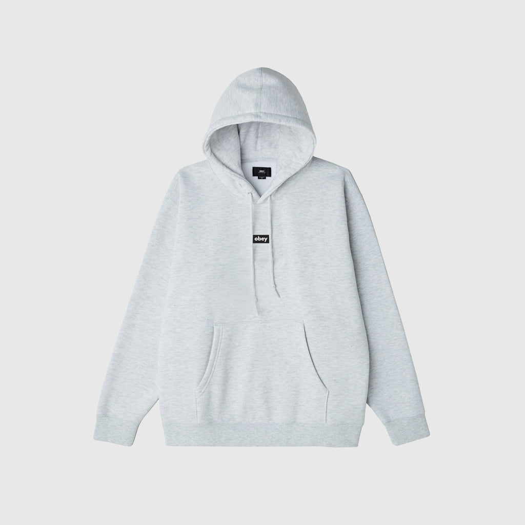 Obey Black Bar Hood - Ash Grey 