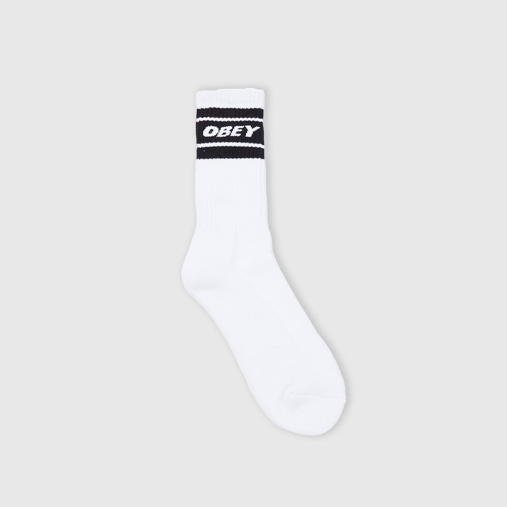 Obey Cooper II Socks - White / Black