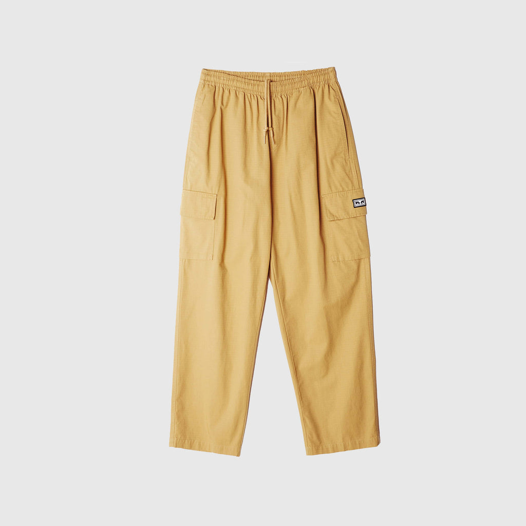 Obey Easy Big Boy Cargo Pants - Almond Front