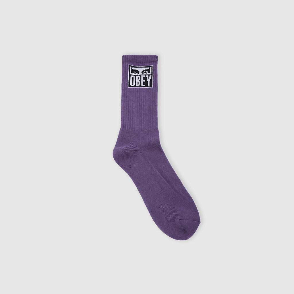 Obey Eyes Icon Socks - Purple Nitro 