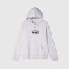 Obey Eyes Logo Hood - Ash Front With Embroidered Graphic 