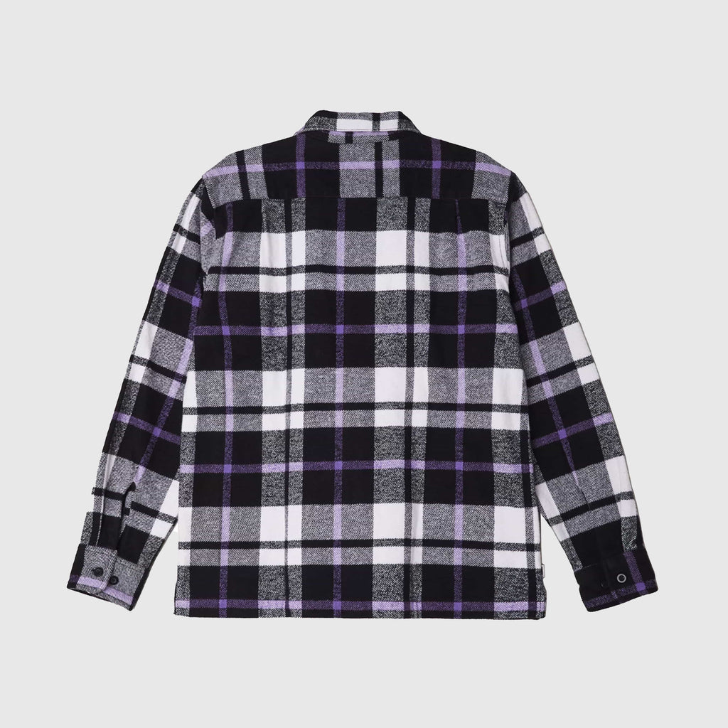 Obey LS Advert Woven Shirt - Black / Multi Back 