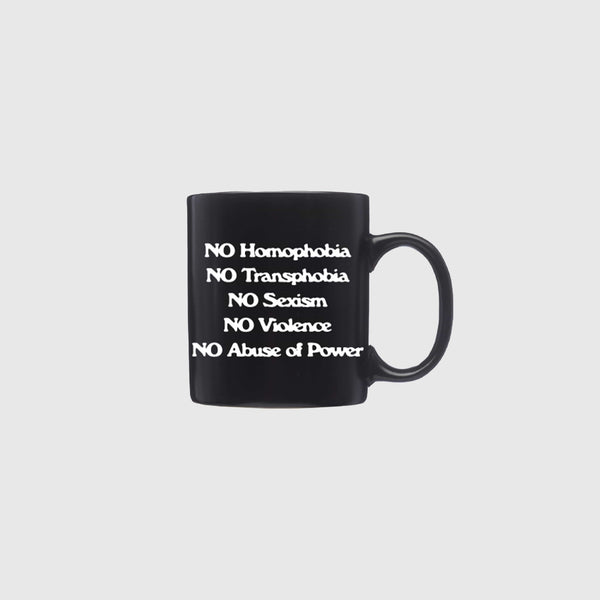 Obey Protest Mug - Black / White Text