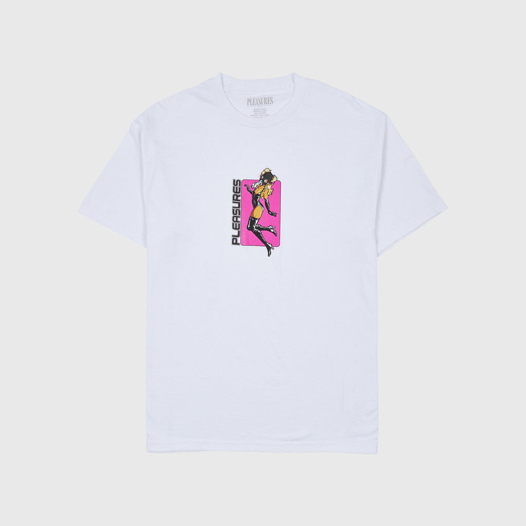 Pleasures Baked Tee - White - Front