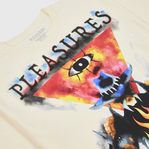 Pleasures Holy Tee - Natural - Close Up