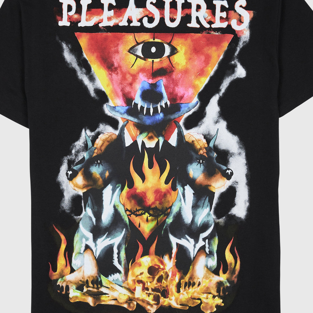 Pleasures Holy Tee - Black - Close Up