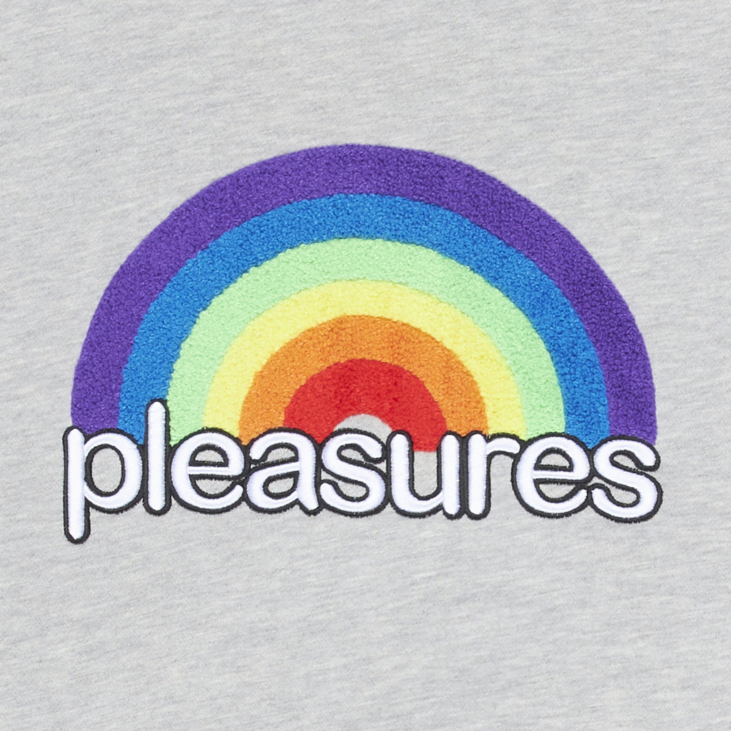 Pleasures Good Time Hood - Heather Grey Graphic 
