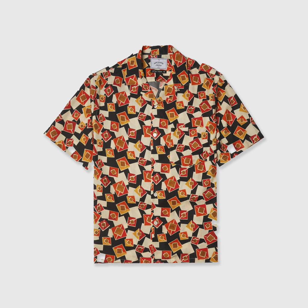 Portuguese Flannel SS Cubismo Shirt - Multi Front