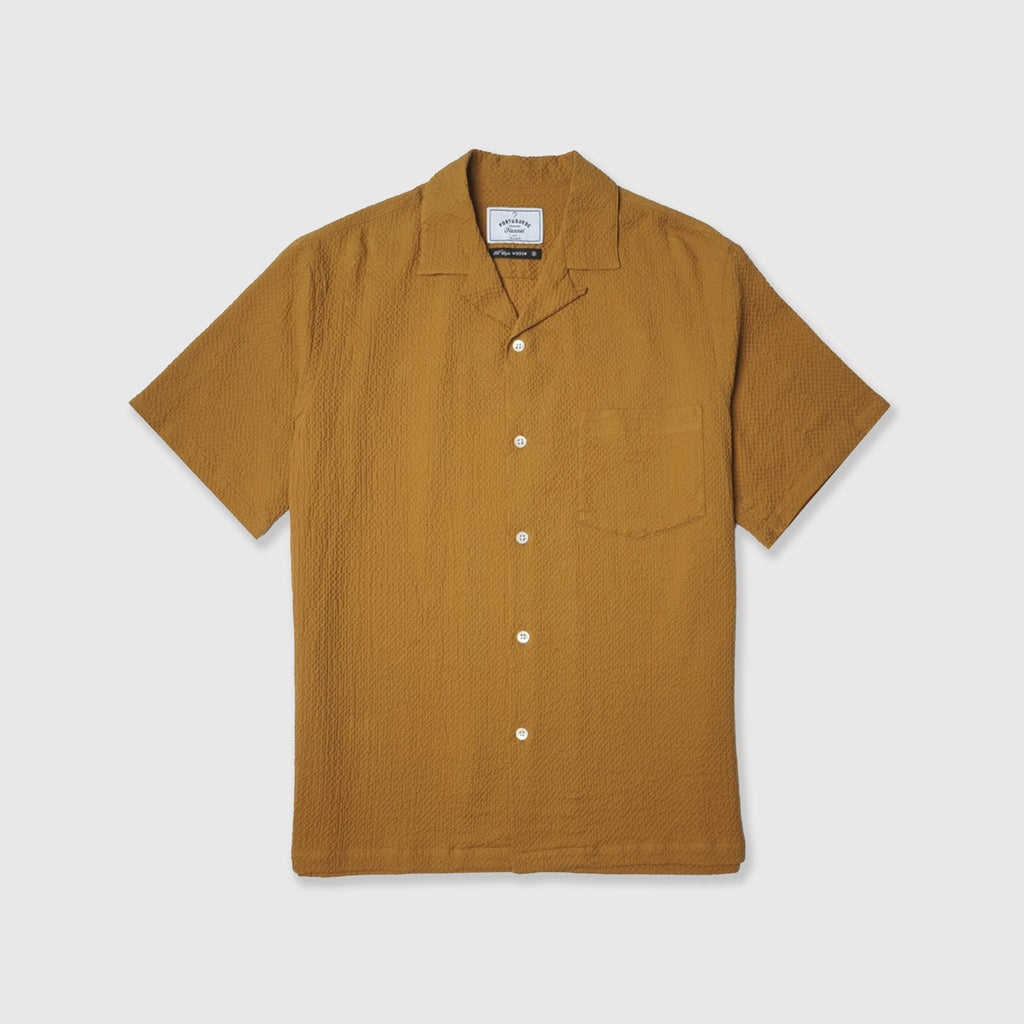 Portuguese Flannel SS Flame Shirt - Toasted Front
