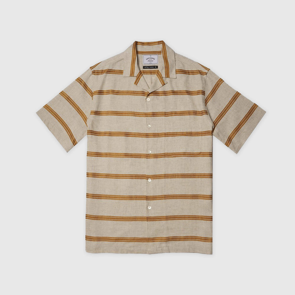 Portuguese Flannel SS San Francisco Shirt - Gold Front