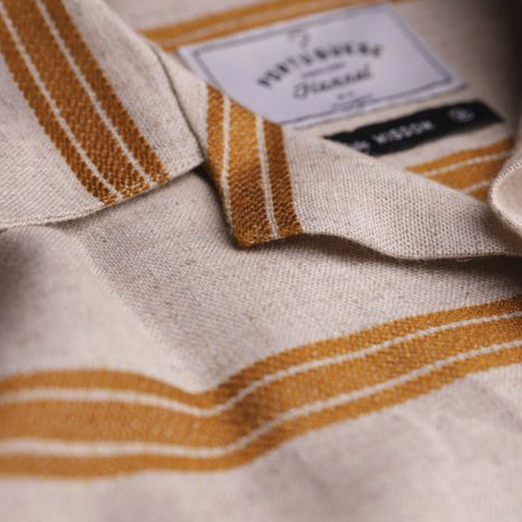 Portuguese Flannel SS San Francisco Shirt - Gold Collar