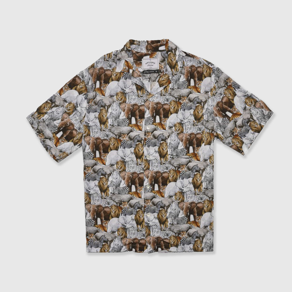 Portuguese Flannel SS Savanah Shirt - Multi Front