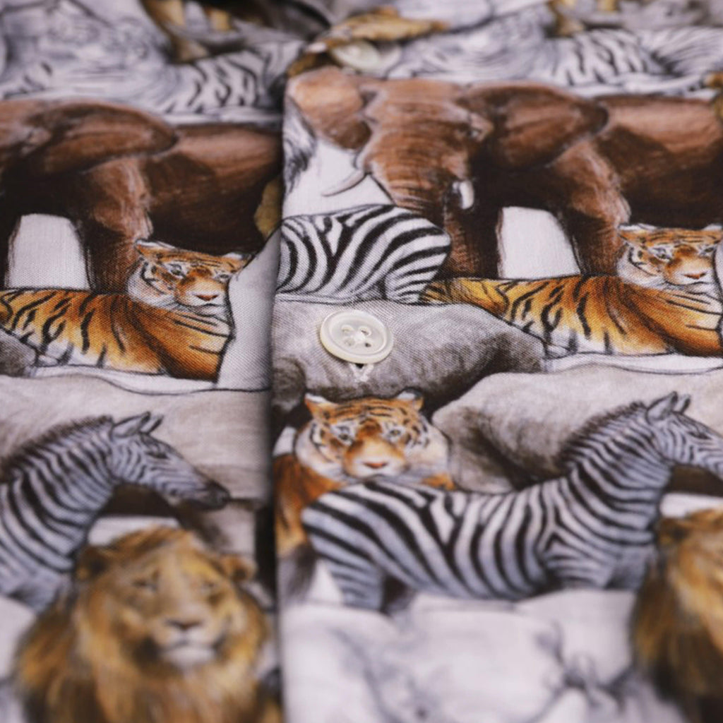 Portuguese Flannel SS Savanah Shirt - MultiPrint
