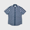 Portuguese Flannel Marseille Blue Green Shirt Back