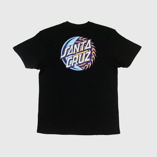 Santa Cruz SS Eclipse Dot Tee - Black Back 