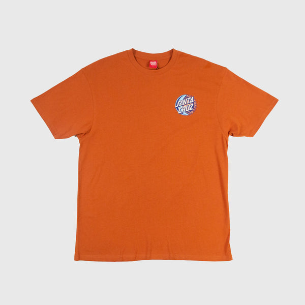 Santa Cruz SS Eclipse Dot Tee - Copper Front 