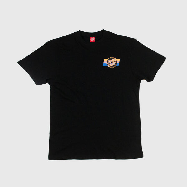 Santa Cruz SS Shark Trip Tee - Black Front 