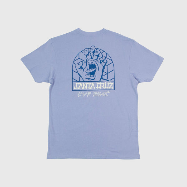 Santa Cruz Forge Hand Tee - Iris Blue - Back