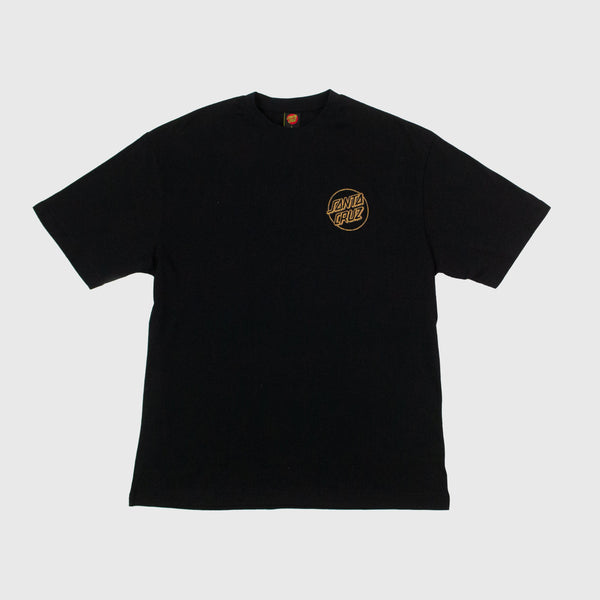 Santa Cruz Tiki Dot Tee - Black - Front