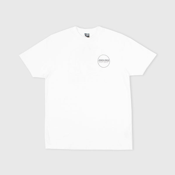 Santa Cruz Forge Hand Tee - White - Front